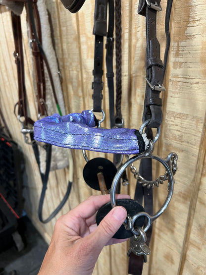 Lavender Ice Browband or Noseband Cover (ONE Cover Only)