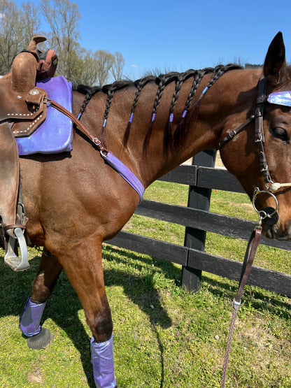 Lavender Ice Breast Collar Cover (Covers ONLY)