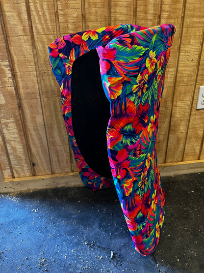 Western Saddle Pad COVER in Tahitian Floral (Saddle Pad Cover Only)