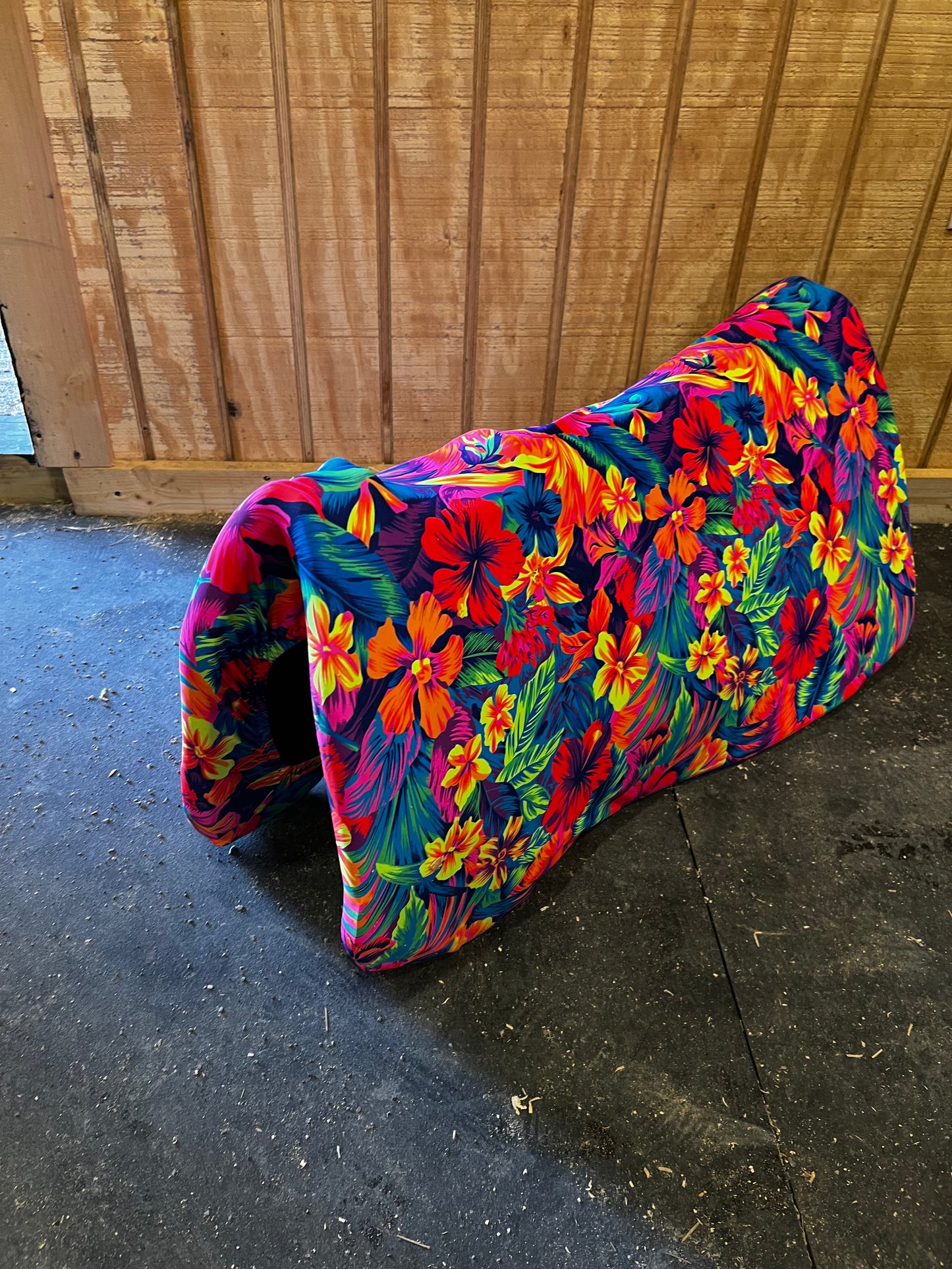 Western Saddle Pad COVER in Tahitian Floral (Saddle Pad Cover Only)