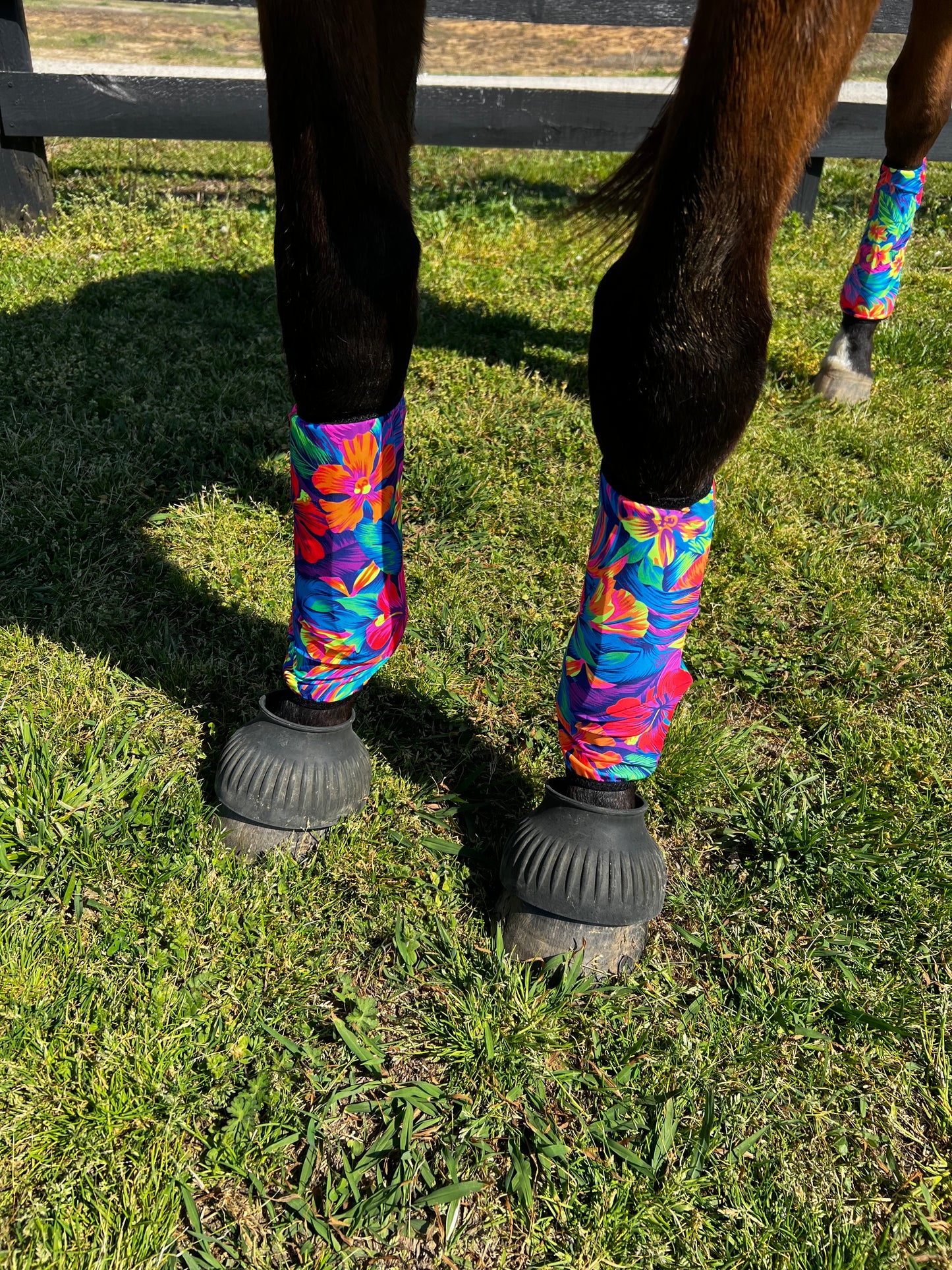 Tahitian Floral Velcro Sportboot Covers (Covers Only, sets of TWO)