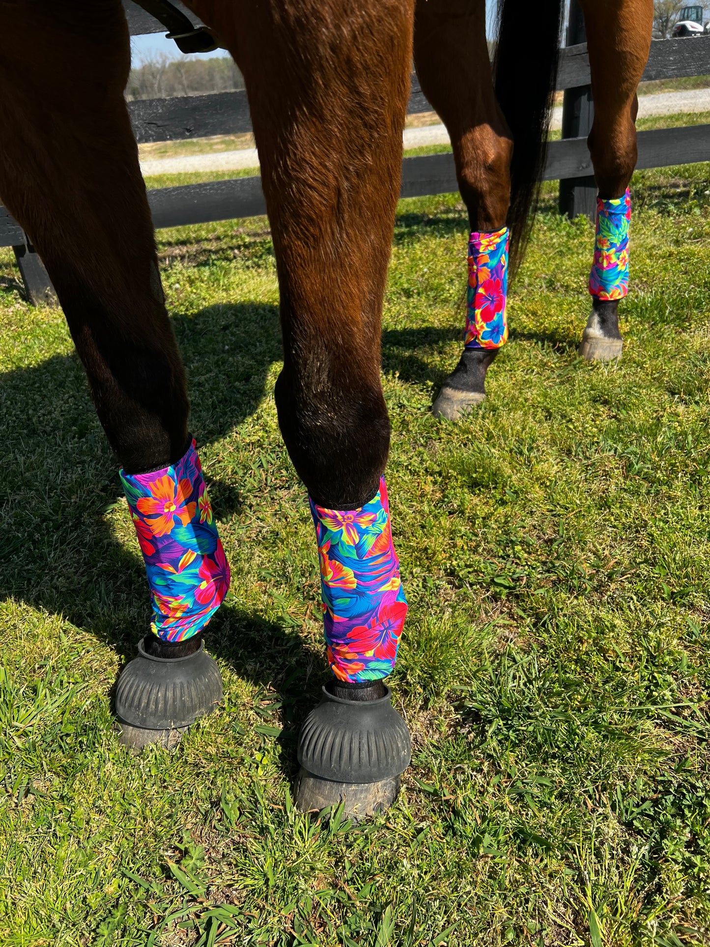 Tahitian Floral Velcro Sportboot Covers (Covers Only, sets of TWO)