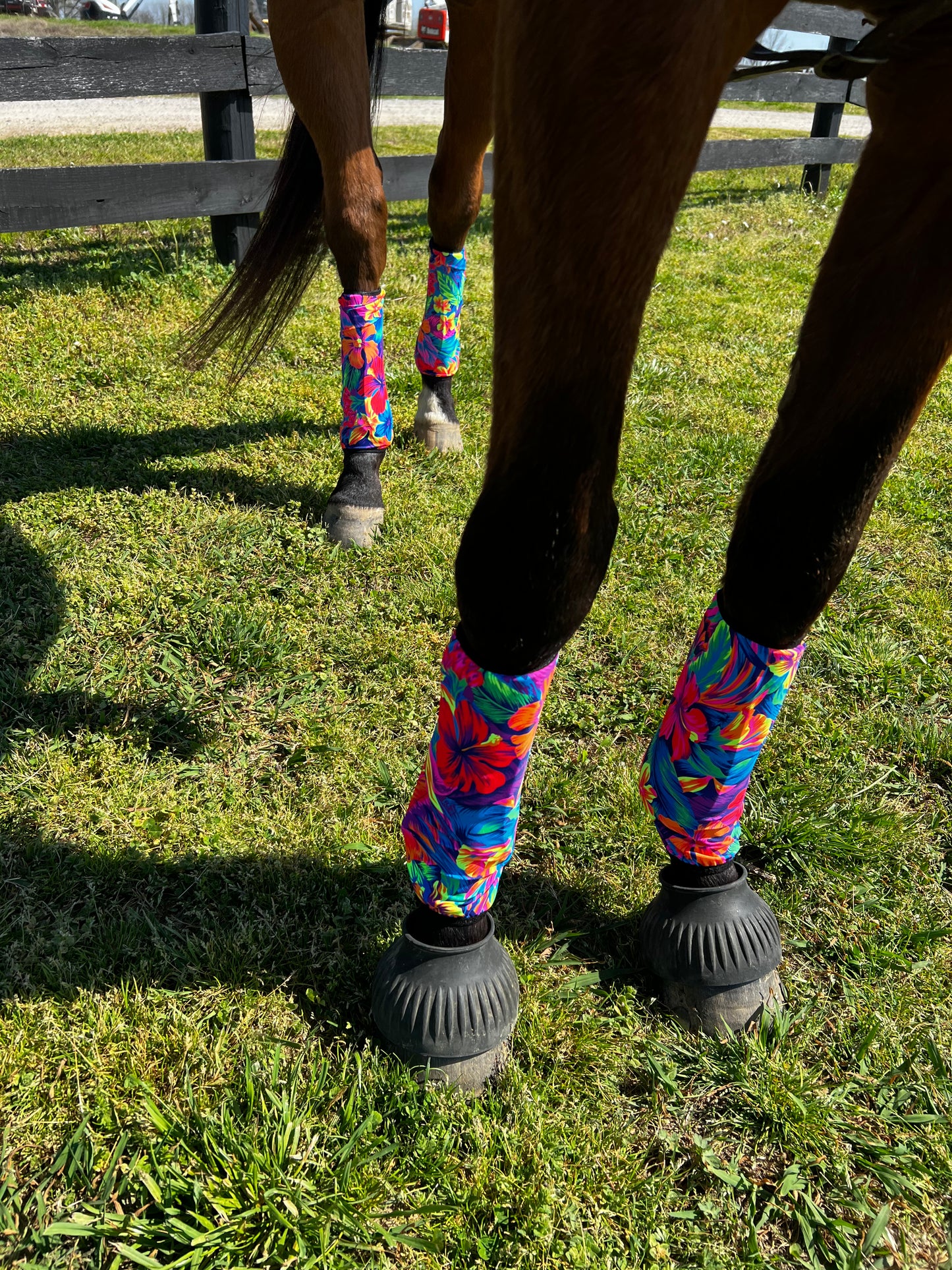 Tahitian Floral Velcro Sportboot Covers (Covers Only, sets of TWO)
