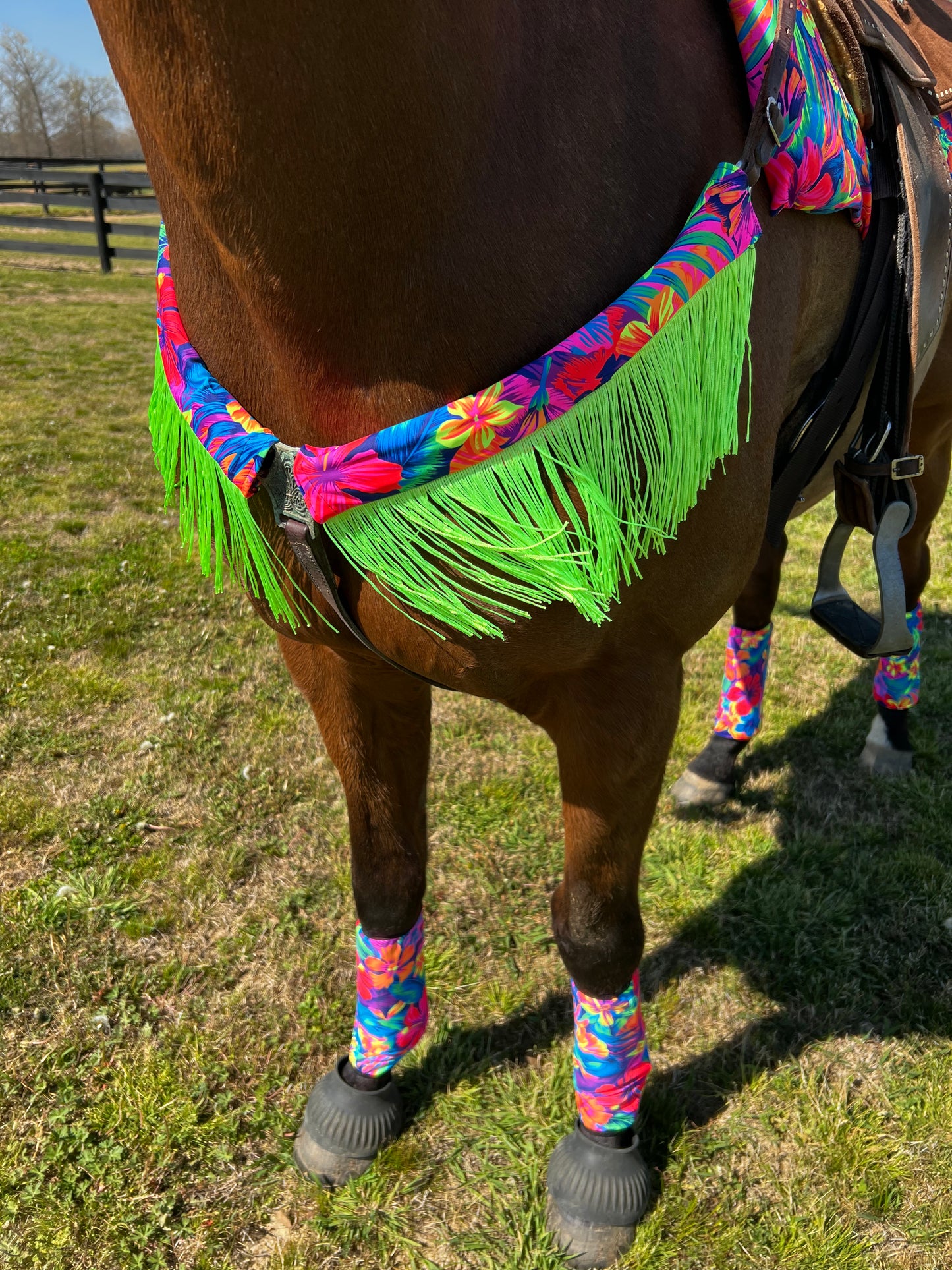 Tahitian Floral Velcro Sportboot Covers (Covers Only, sets of TWO)