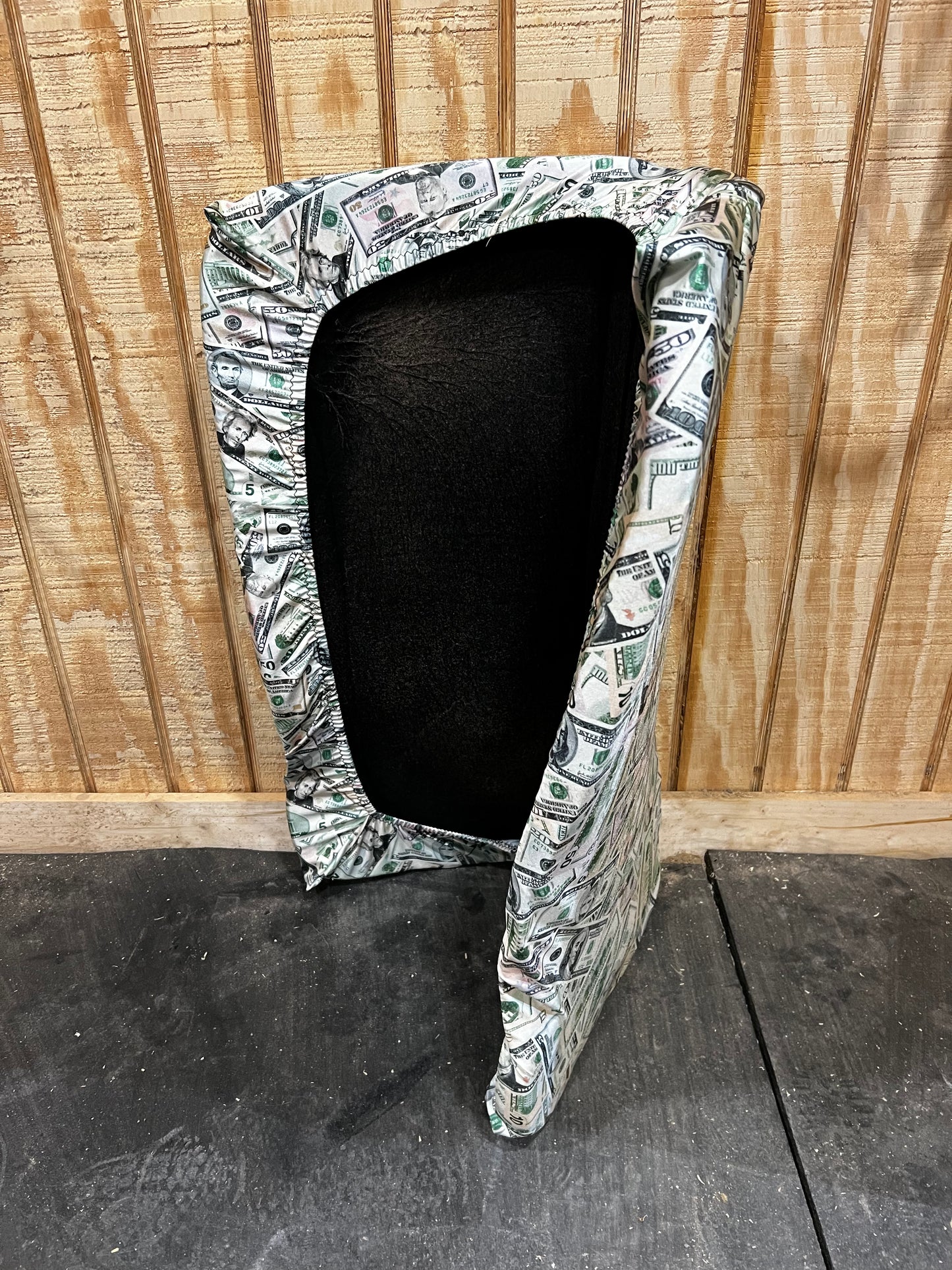 Western Saddle Pad COVER in Cold Cash (Saddle Pad Cover Only)