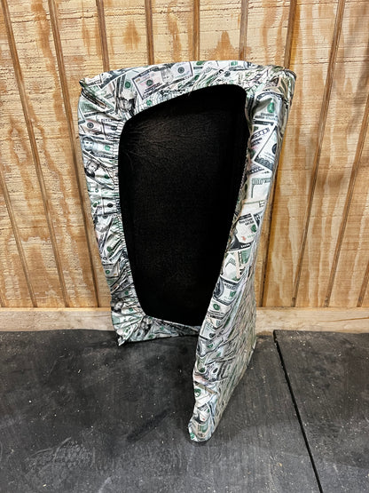Western Saddle Pad COVER in Cold Cash (Saddle Pad Cover Only)