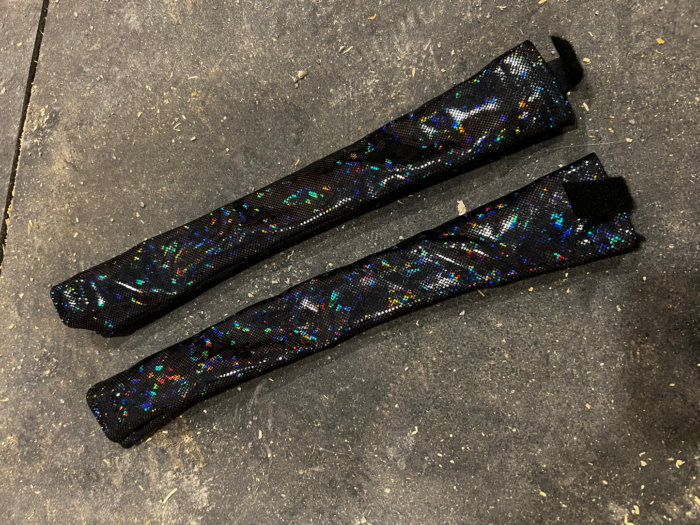 Black Kaleidoscope Breast Collar Cover (Covers ONLY)
