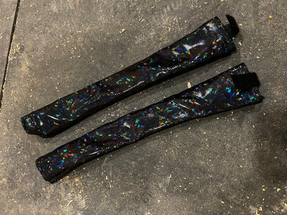 Black Kaleidoscope Breast Collar Cover (Covers ONLY)