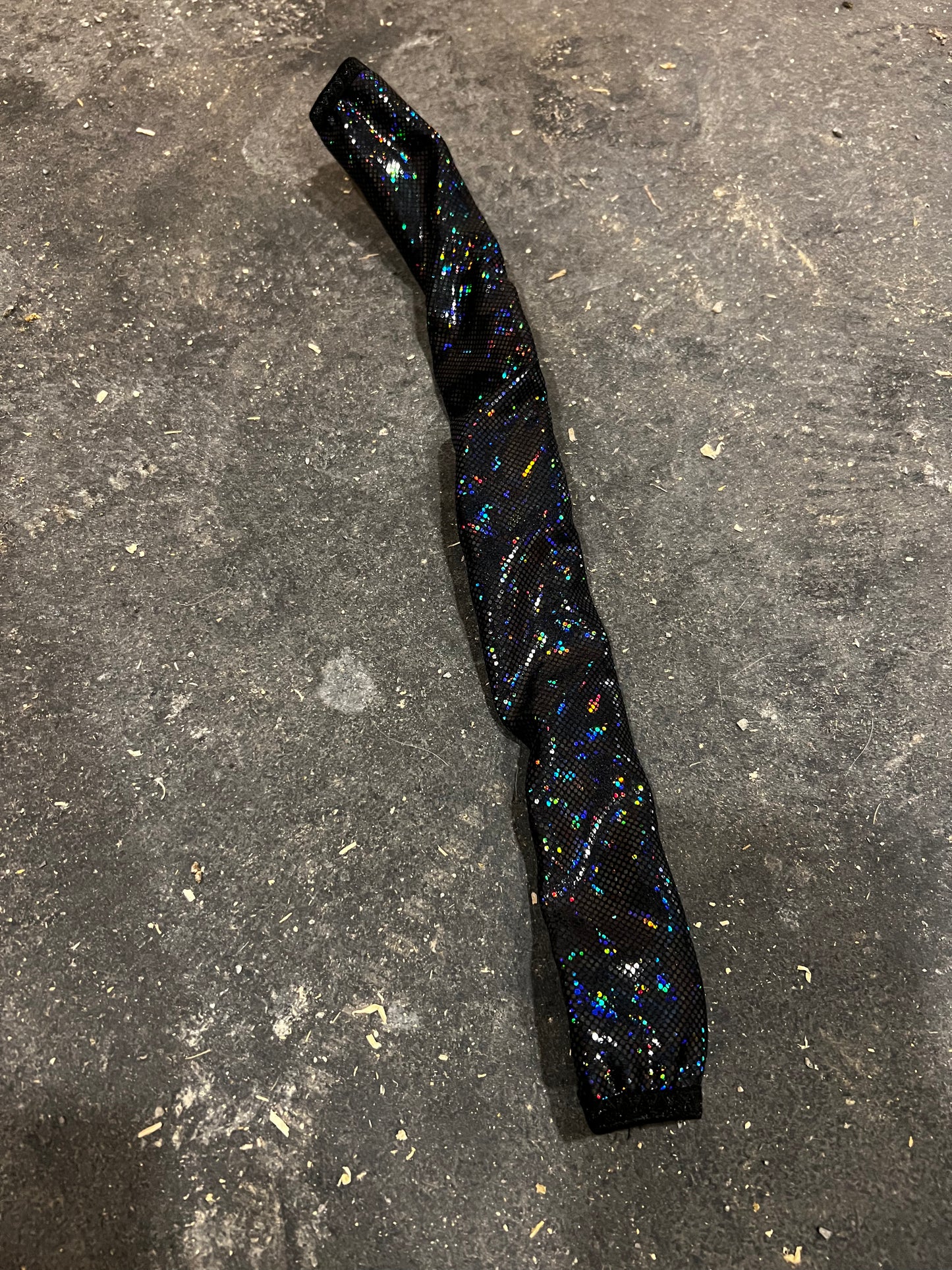 Black Kaleidoscope Browband or Noseband Cover (ONE Cover Only)