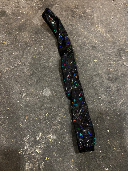 Black Kaleidoscope Browband or Noseband Cover (ONE Cover Only)
