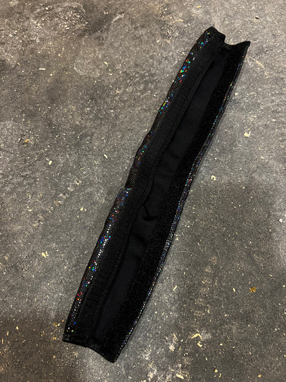 Black Kaleidoscope Browband or Noseband Cover (ONE Cover Only)
