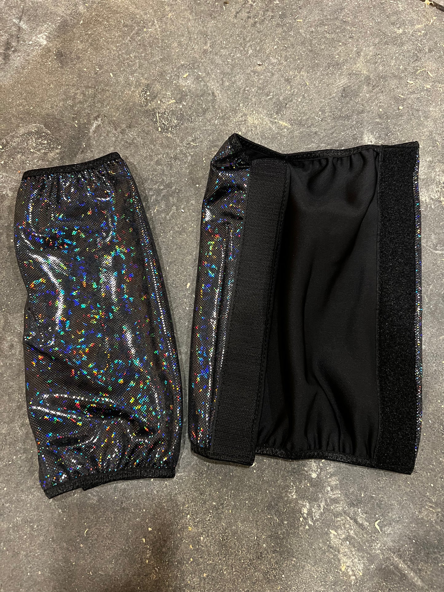 Black Kaleidoscope Velcro Sportboot Covers (Covers Only, sets of TWO)