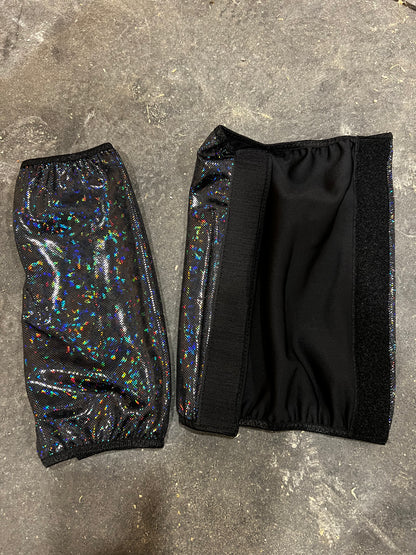 Black Kaleidoscope Velcro Sportboot Covers (Covers Only, sets of TWO)