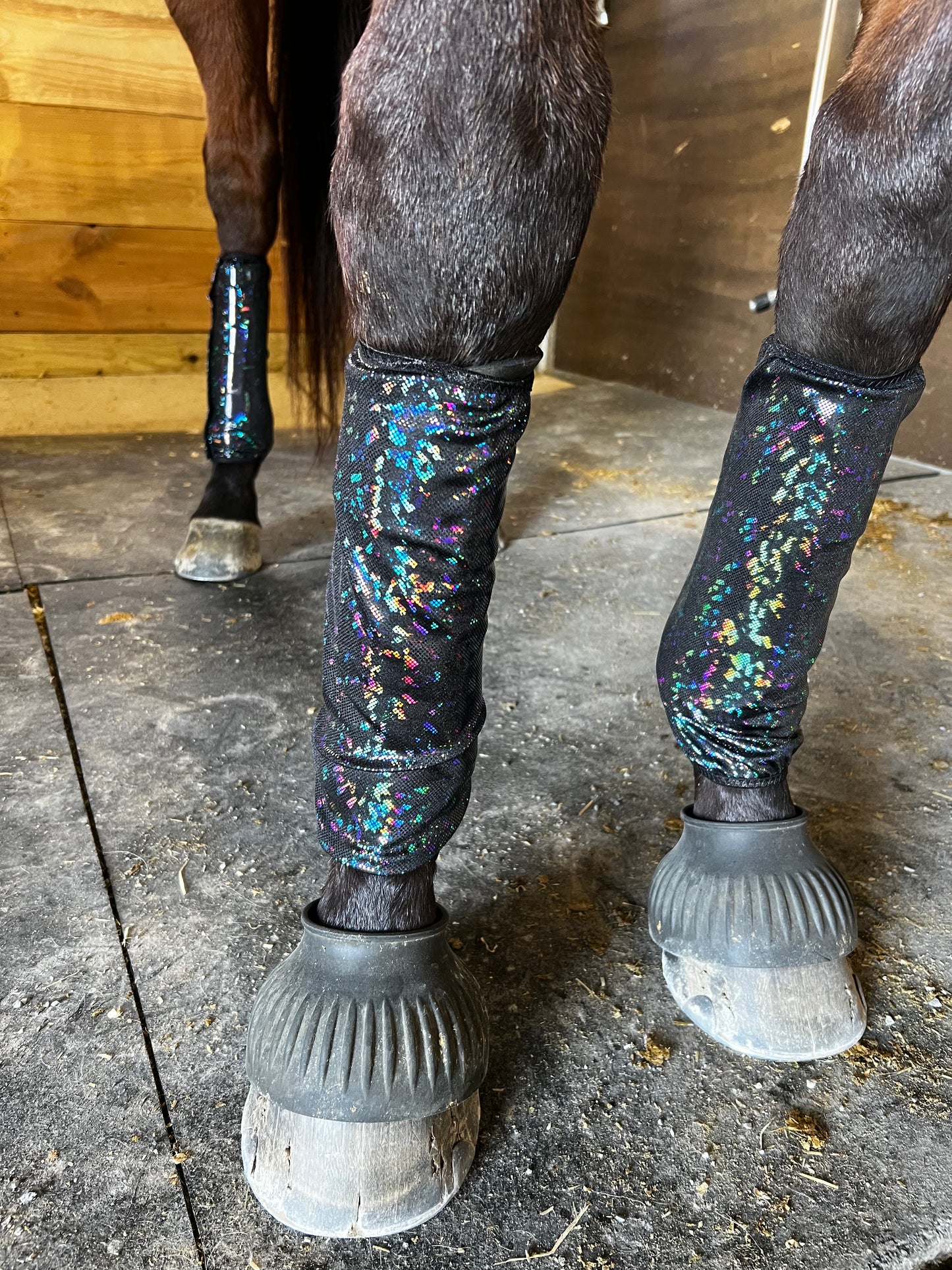 Black Kaleidoscope Velcro Sportboot Covers (Covers Only, sets of TWO)