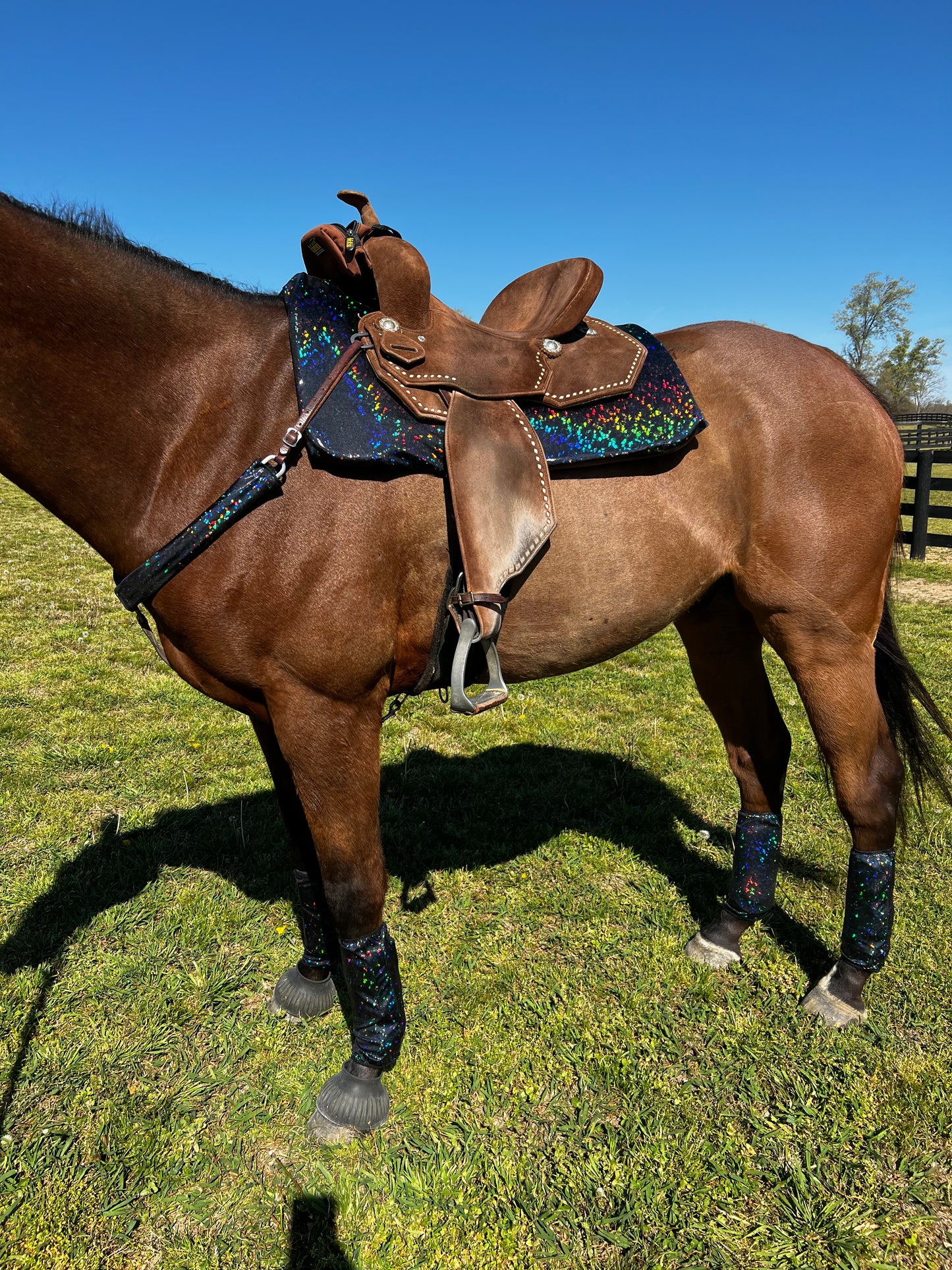 Black Kaleidoscope Velcro Sportboot Covers (Covers Only, sets of TWO)