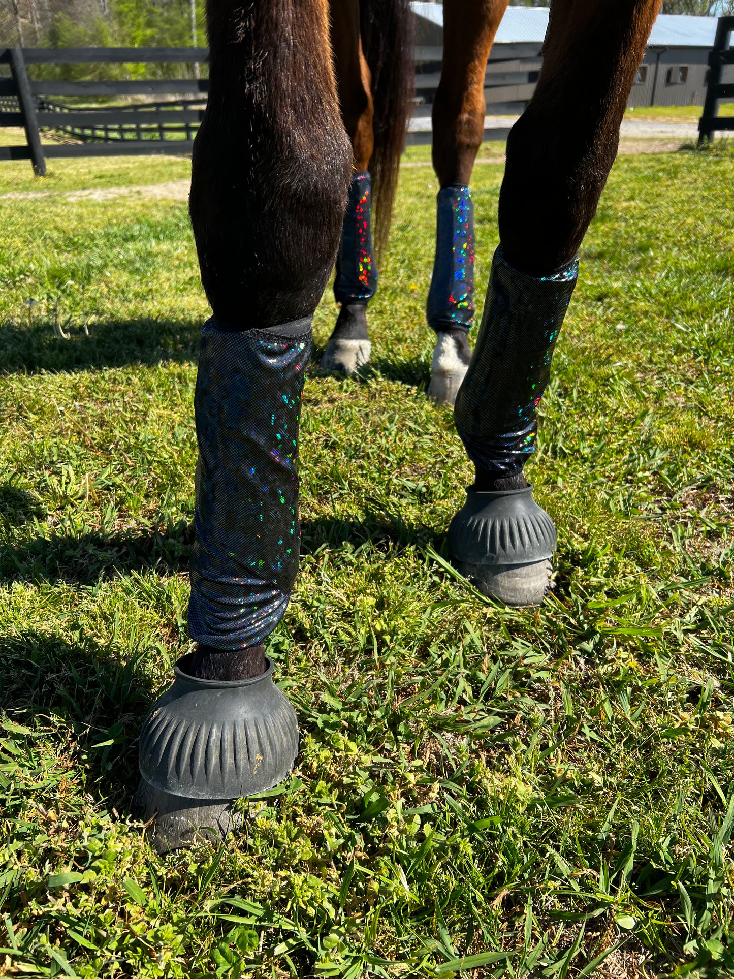Black Kaleidoscope Velcro Sportboot Covers (Covers Only, sets of TWO)