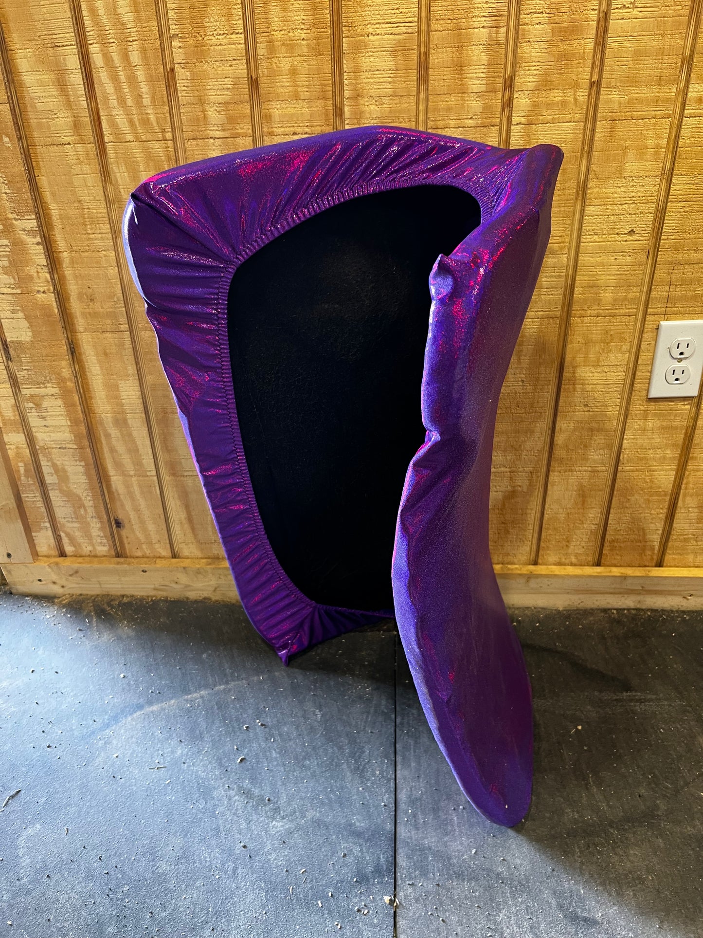 Western Saddle Pad COVER in Grape Holographic (Saddle Pad Cover Only)