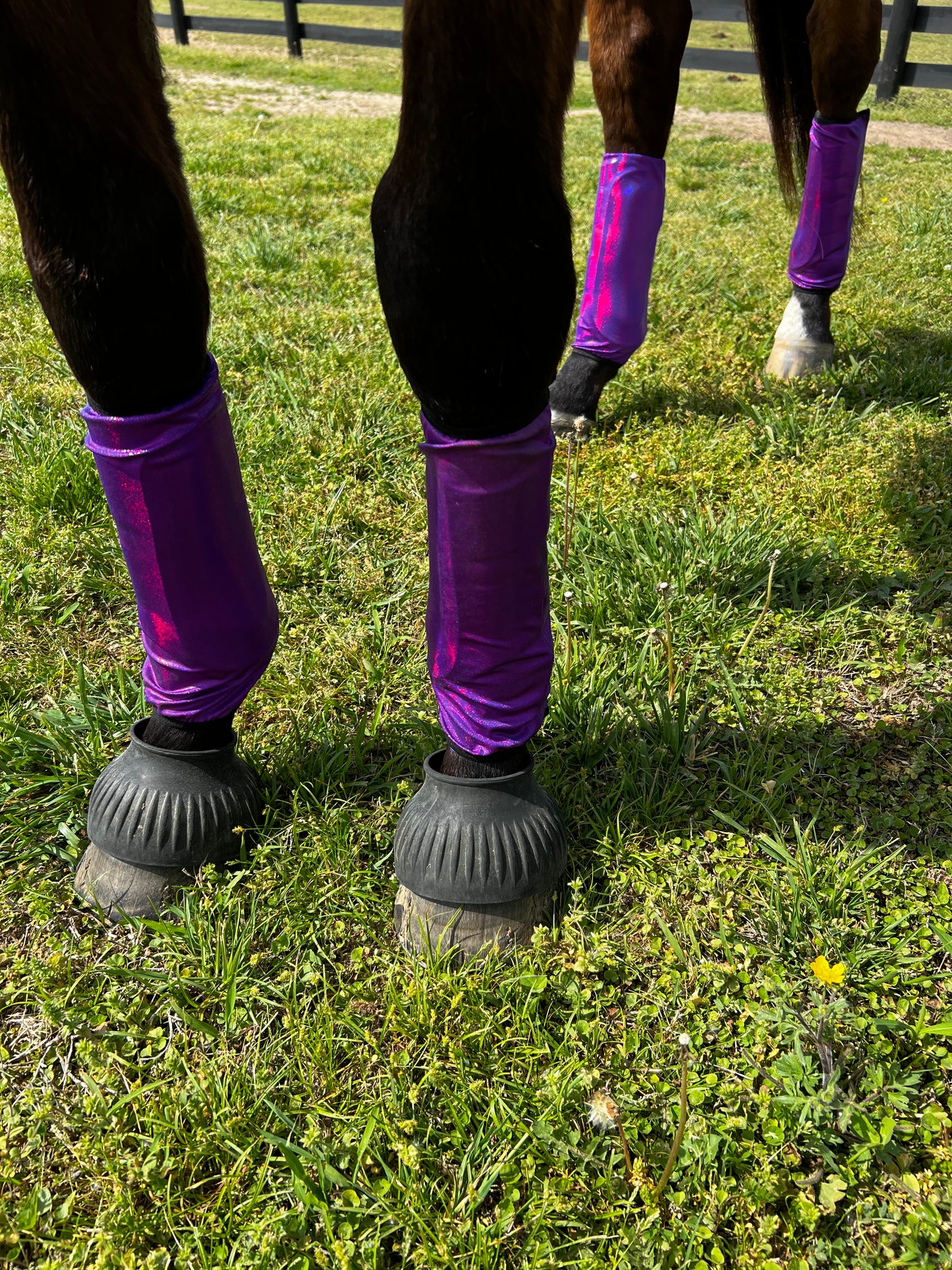 Grape Holographic Velcro Sportboot Covers (Covers Only, sets of TWO)