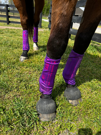 Grape Holographic Velcro Sportboot Covers (Covers Only, sets of TWO)