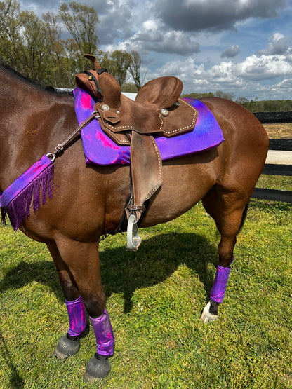 Grape Holographic Velcro Sportboot Covers (Covers Only, sets of TWO)