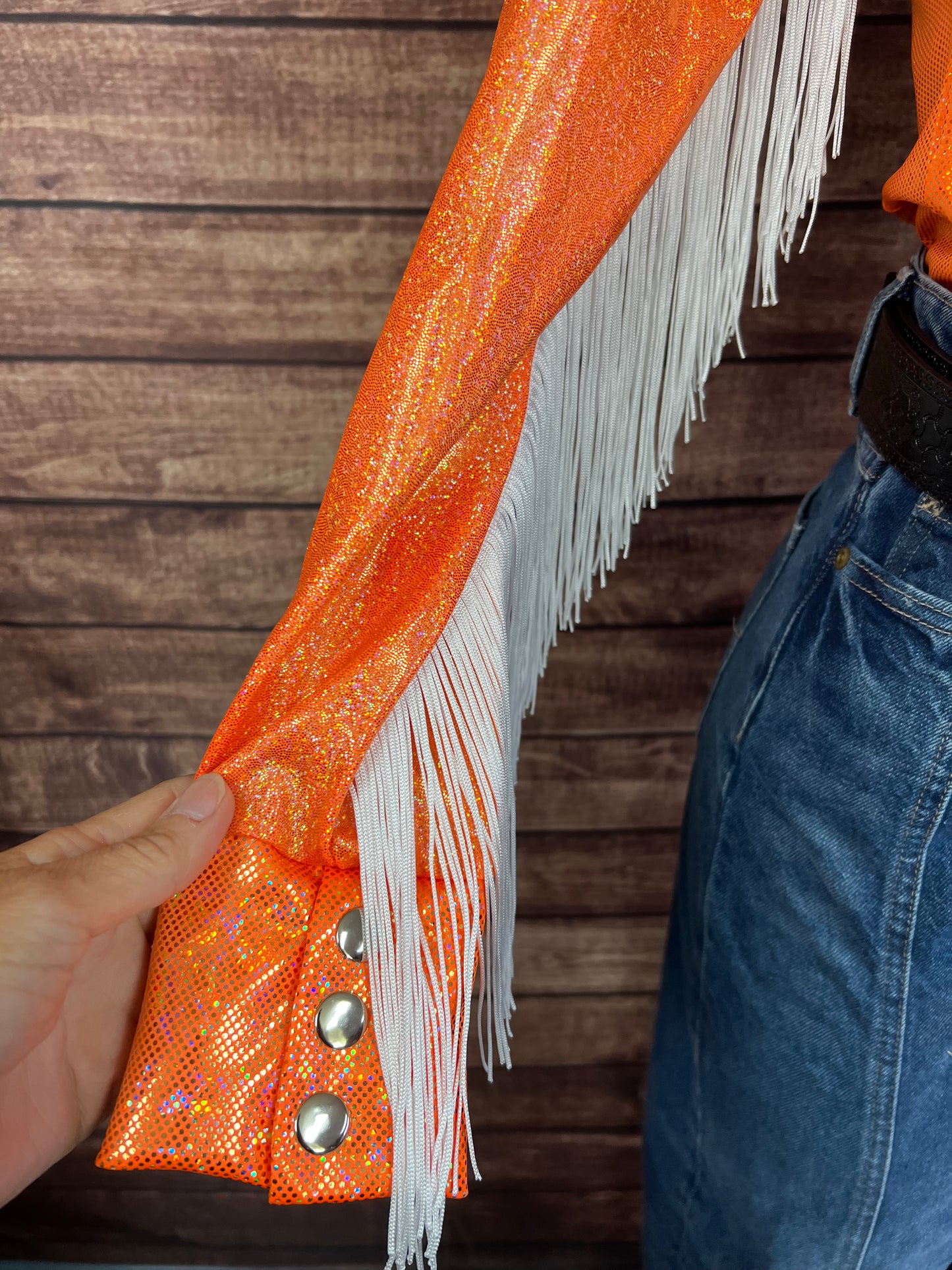 Neon Orange Rodeo Shirt