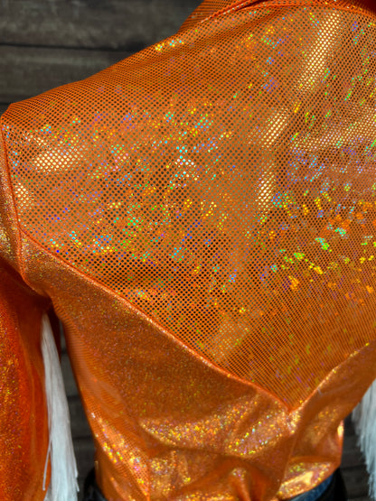 Neon Orange Rodeo Shirt