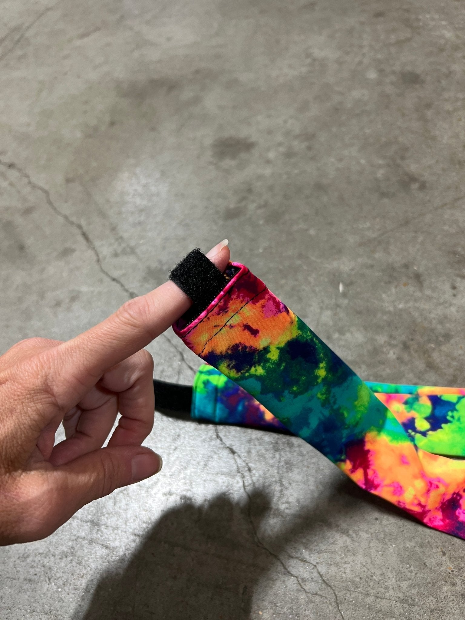 Acid Splash Tie Dye Breast Collar Cover (Covers ONLY) - Riverside Rodeo Shirts