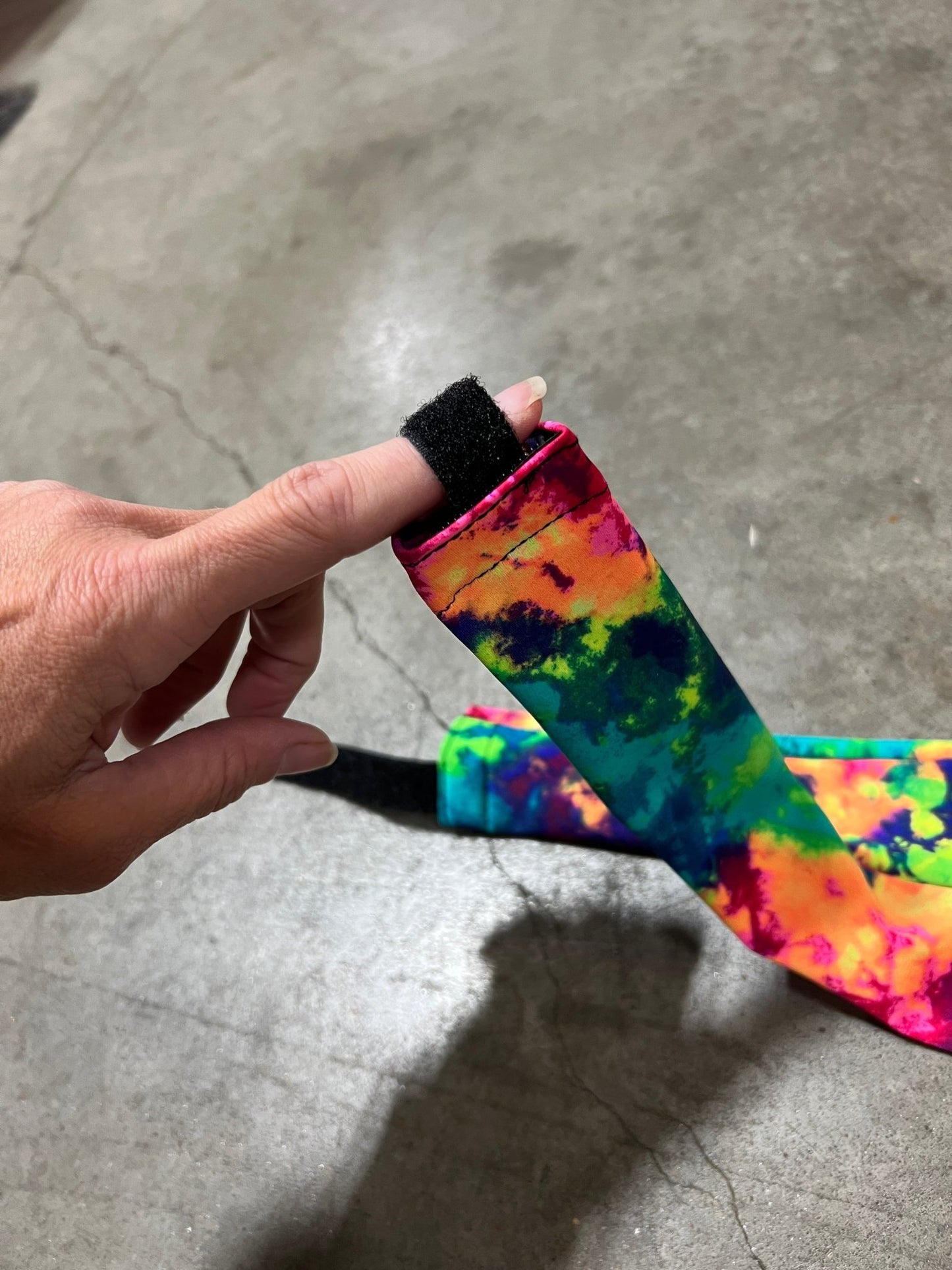 Acid Splash Tie Dye Breast Collar Cover (Covers ONLY) - Riverside Rodeo Shirts