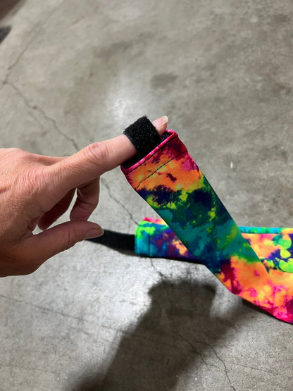 Acid Splash Tie Dye Breast Collar Cover (Covers ONLY) - Riverside Rodeo Shirts