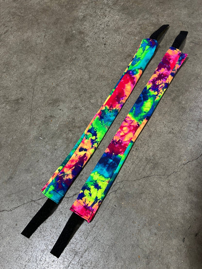 Acid Splash Tie Dye Breast Collar Cover (Covers ONLY) - Riverside Rodeo Shirts