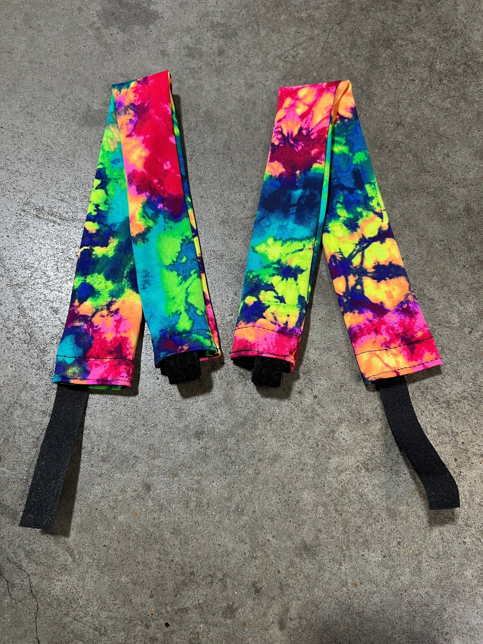 Acid Splash Tie Dye Breast Collar Cover (Covers ONLY) - Riverside Rodeo Shirts