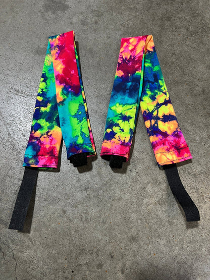 Acid Splash Tie Dye Breast Collar Cover (Covers ONLY) - Riverside Rodeo Shirts