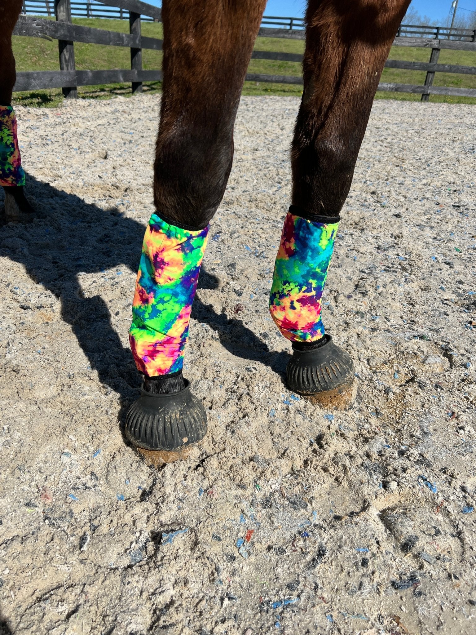 Acid Splash Tie Dye Velcro Sportboot Covers (Covers Only, sets of TWO) - Riverside Rodeo Shirts