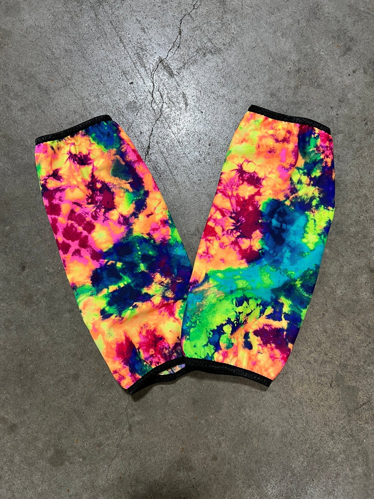 Acid Splash Tie Dye Velcro Sportboot Covers (Covers Only, sets of TWO) - Riverside Rodeo Shirts