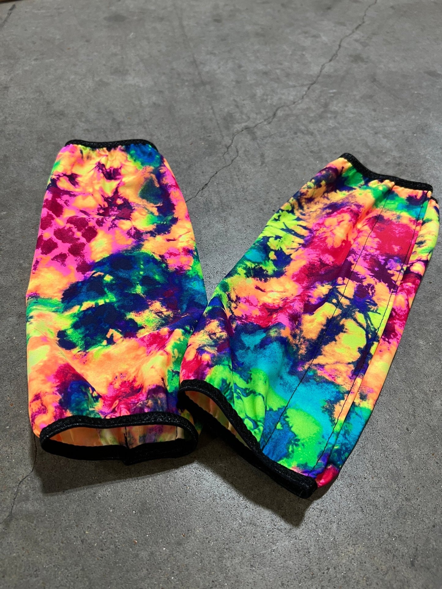 Acid Splash Tie Dye Velcro Sportboot Covers (Covers Only, sets of TWO) - Riverside Rodeo Shirts