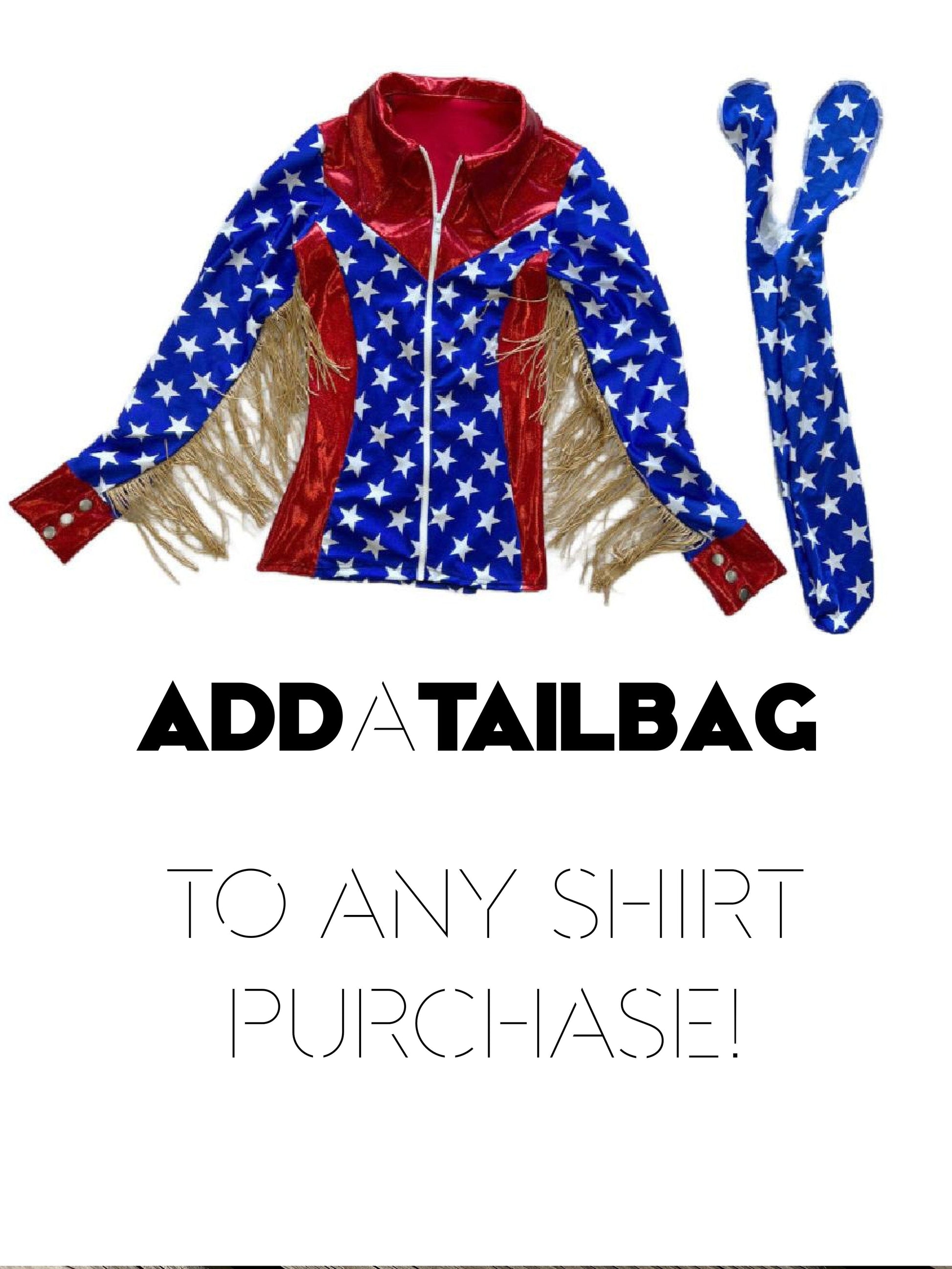 ADD a Tail Bag to any Shirt Purchase Tail Bags Riverside Rodeo Shirts 