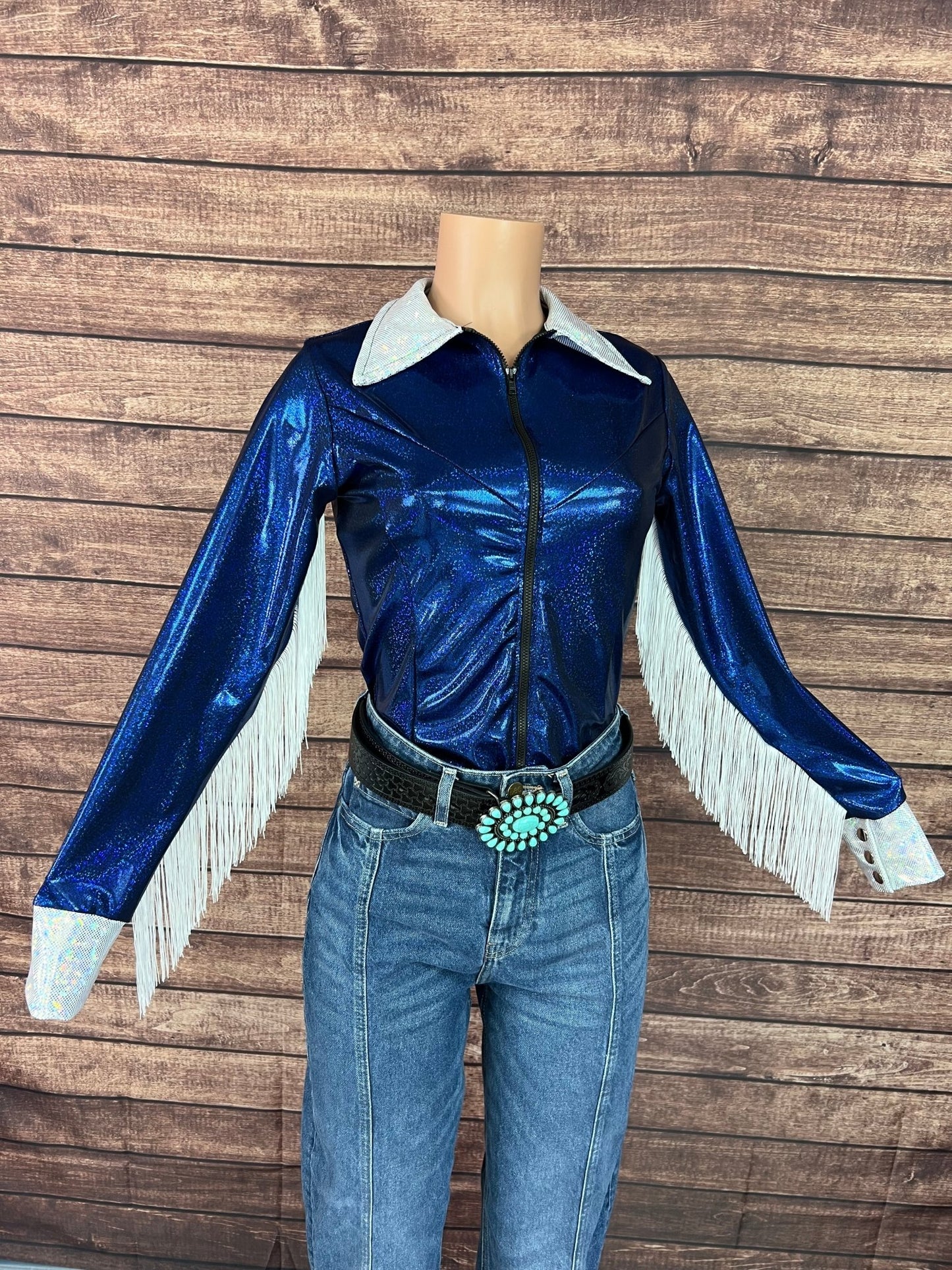 Blue Jewel Rodeo Shirt - Riverside Rodeo Shirts