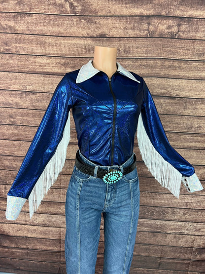 Blue Jewel Rodeo Shirt - Riverside Rodeo Shirts