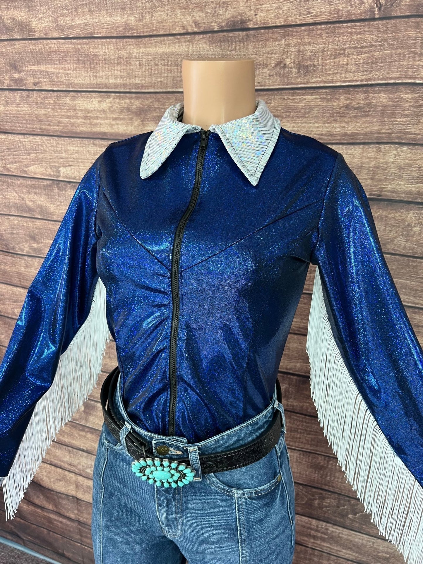 Blue Jewel Rodeo Shirt - Riverside Rodeo Shirts