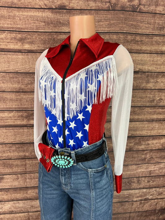 Boot Scootin Zipper Front Rodeo Shirt with Mesh Sleeves - Riverside Rodeo Shirts