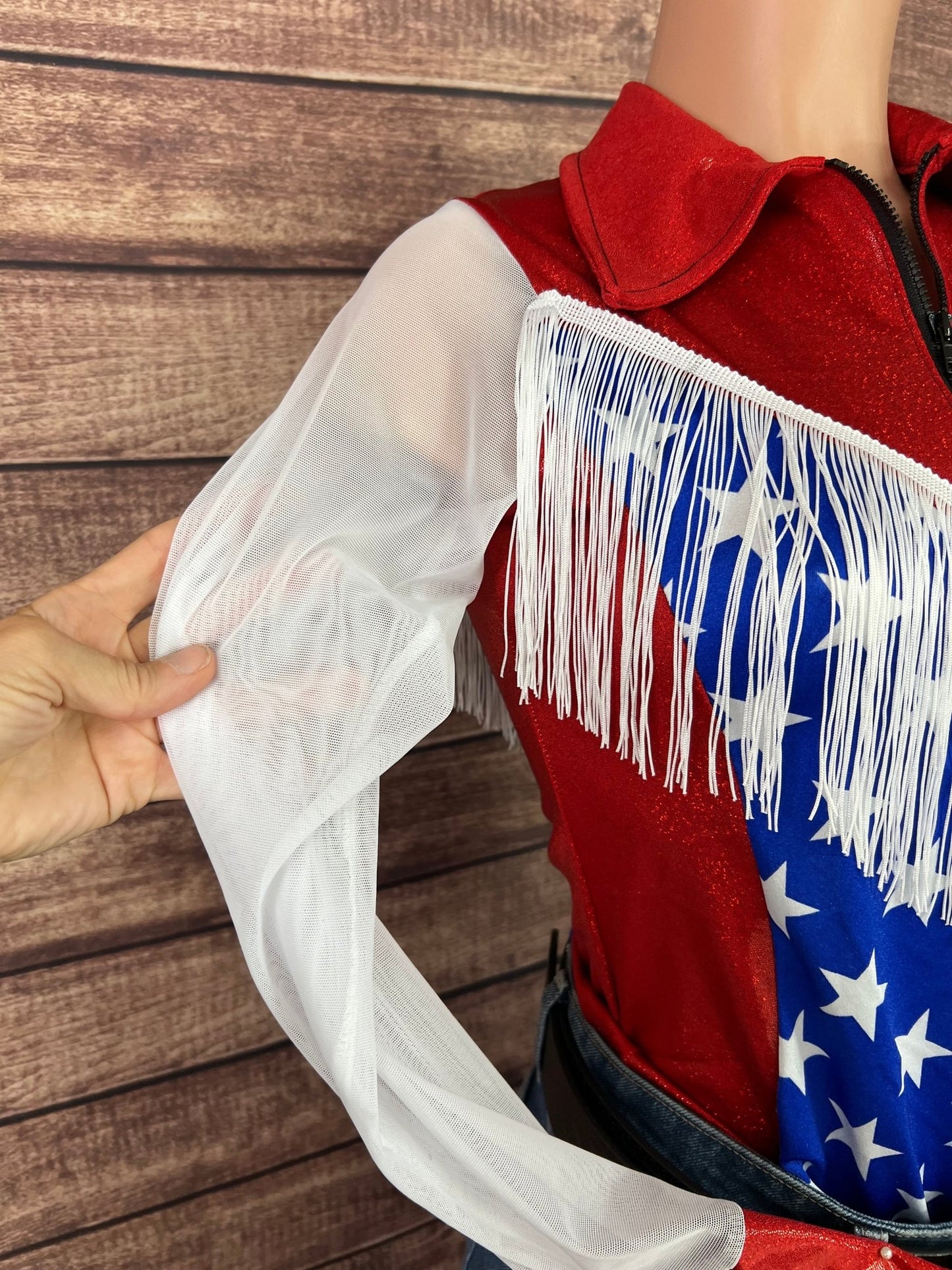 Boot Scootin Zipper Front Rodeo Shirt with Mesh Sleeves - Riverside Rodeo Shirts