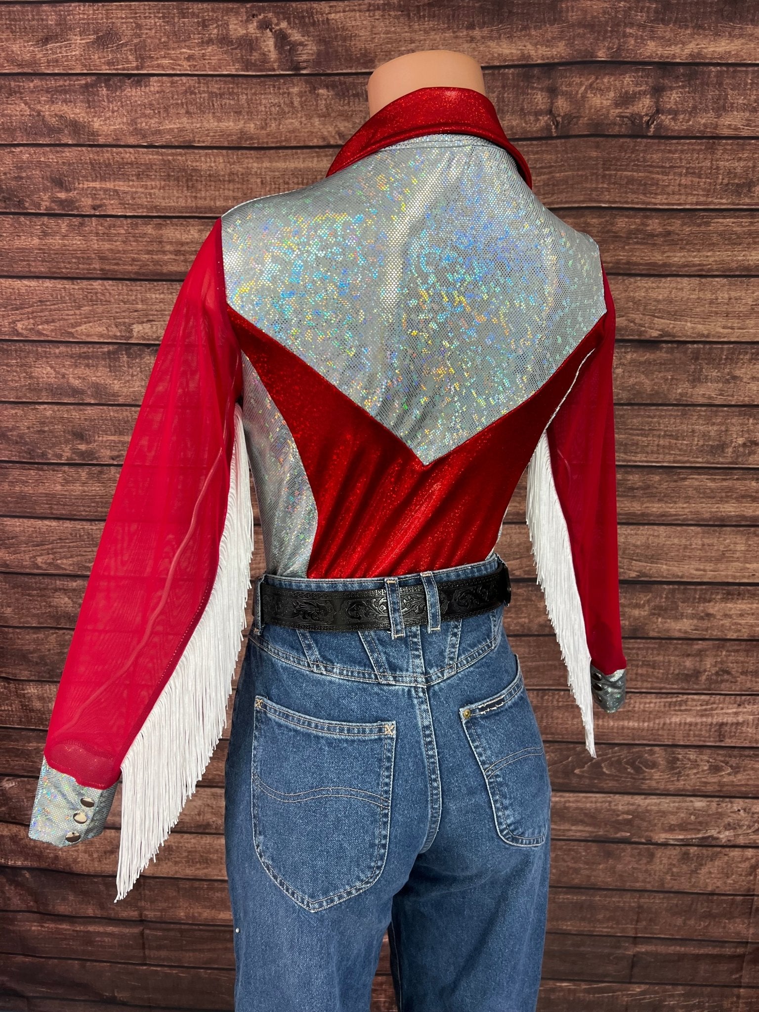 Cherry Dynamite Snap Front Rodeo Shirt with Mesh Sleeves - Riverside Rodeo Shirts