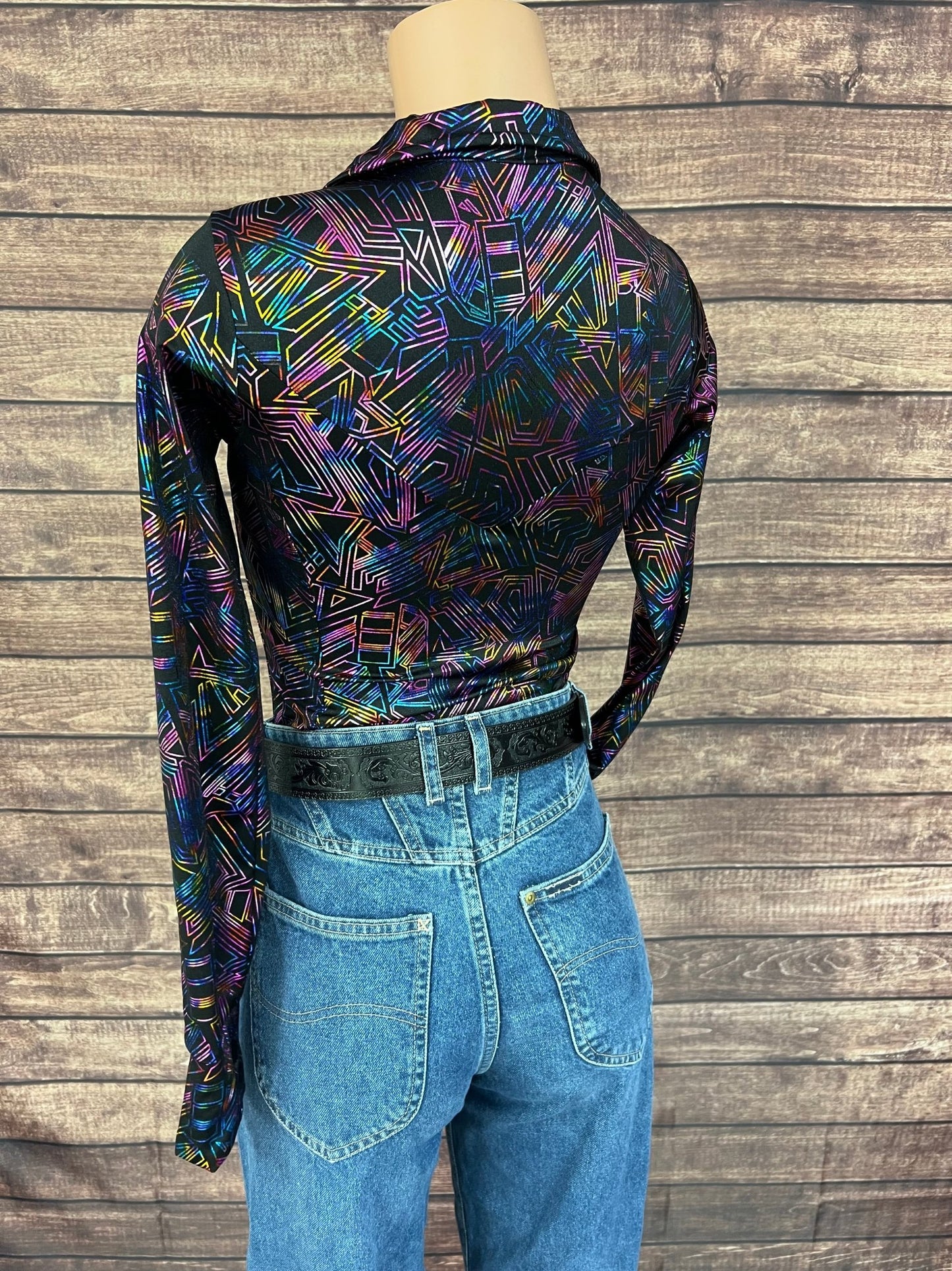 Cyberspace Zipper Front Rodeo Shirt - Riverside Rodeo Shirts
