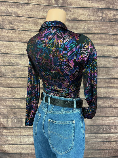 Cyberspace Zipper Front Rodeo Shirt - Riverside Rodeo Shirts