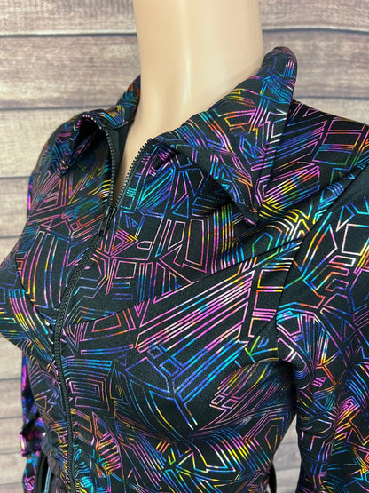 Cyberspace Zipper Front Rodeo Shirt - Riverside Rodeo Shirts