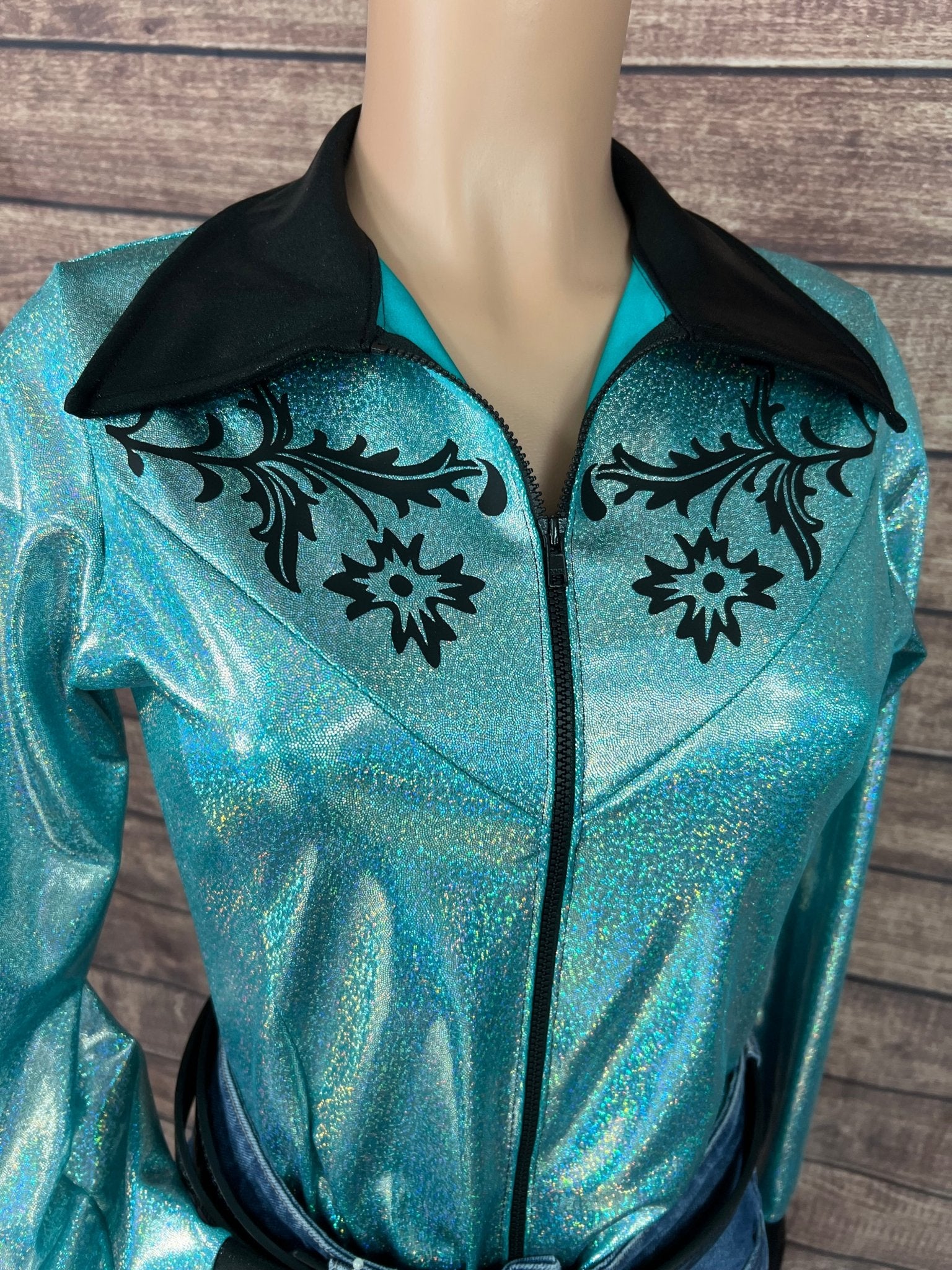 Desert Rose Rodeo Shirt in Seafoam - Riverside Rodeo Shirts