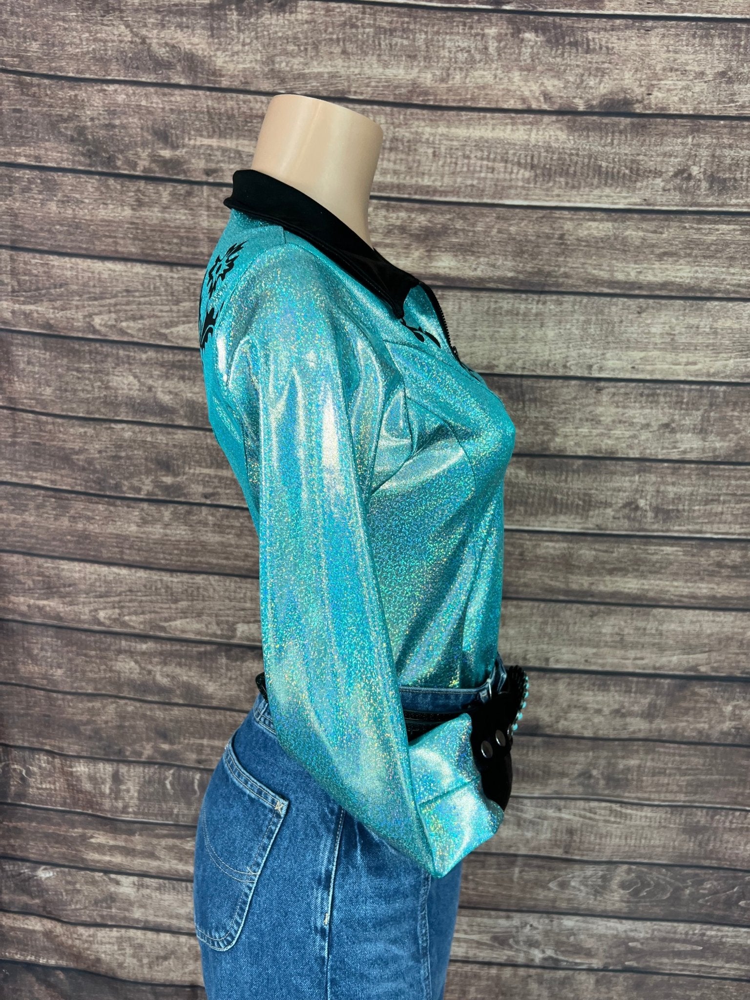 Desert Rose Rodeo Shirt in Seafoam - Riverside Rodeo Shirts