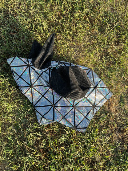 Disco Ball Fly Mask with Mesh Eyes and Ears - Riverside Rodeo Shirts