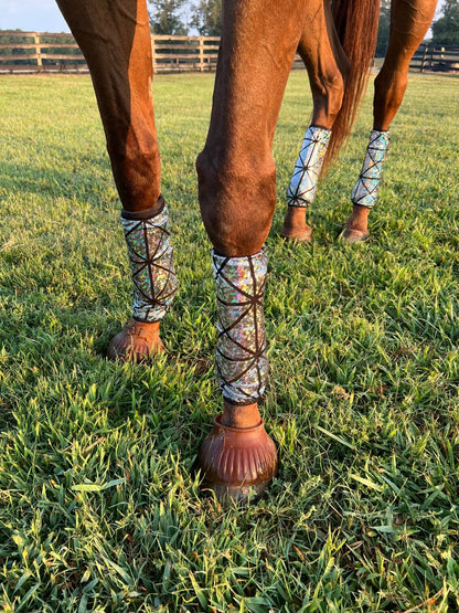 Disco Ball Velcro Sportboot Covers (Covers Only, set of TWO) - Riverside Rodeo Shirts