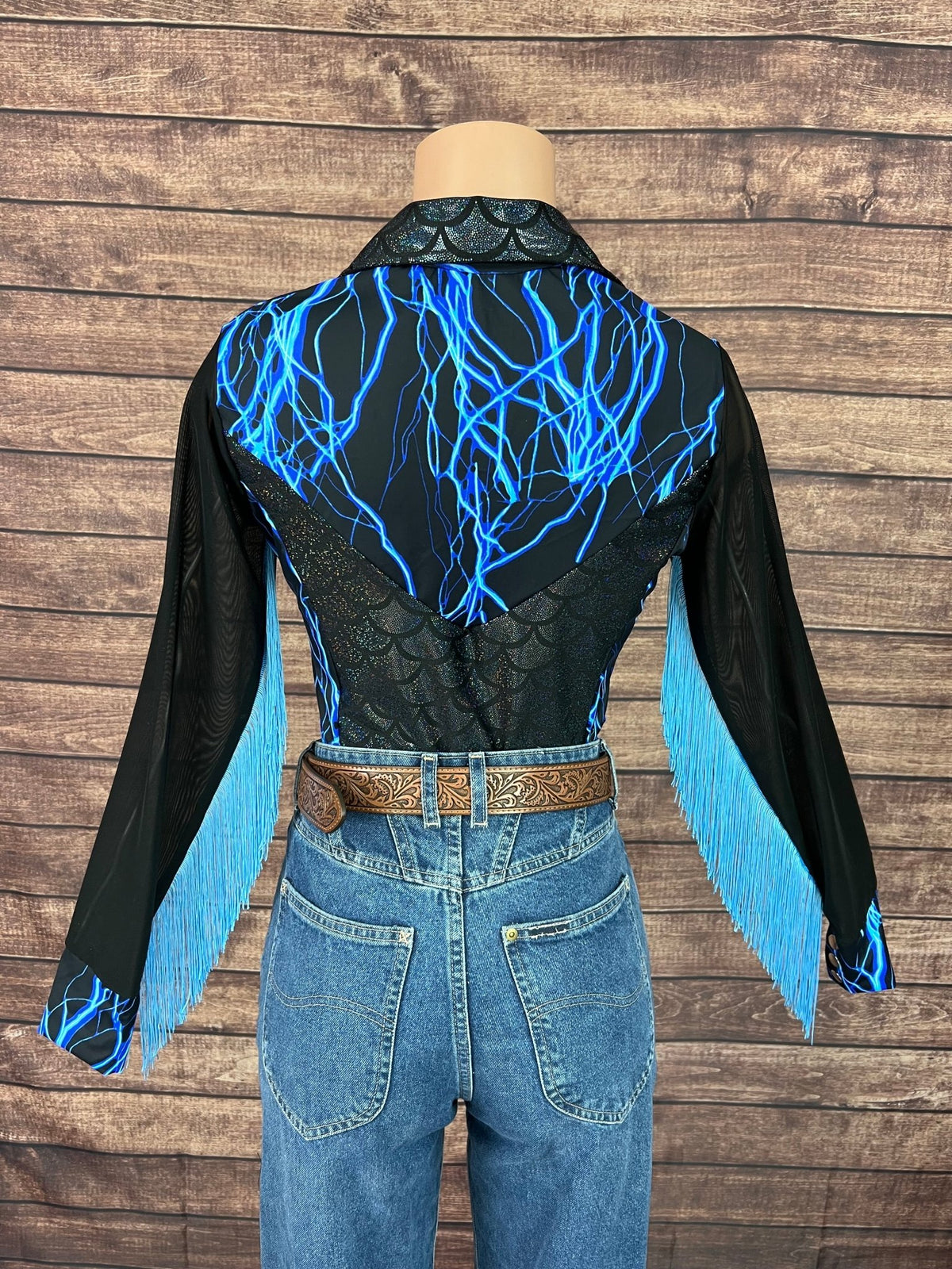 Dragon Strike Snap Front Rodeo Shirt with Mesh Sleeves - Riverside Rodeo Shirts